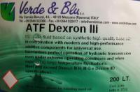VERDE & BLU ATF DEXRON III 200 L